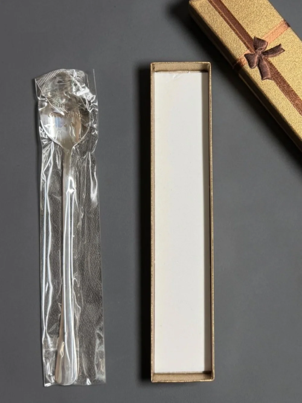 Good Morning Grandma Engraved Spoon Gift Boxed
